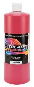 Createx Acrylic Colors Primary Red, 32 oz.