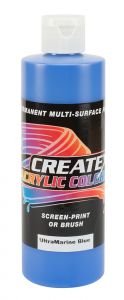 Createx Acrylic Colors Ultramarine Blue, 8 oz.