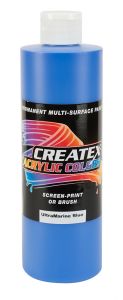 Createx Acrylic Colors Ultramarine Blue, 16 oz.