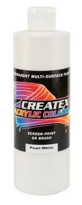 Createx Acrylic Colors Pearl White, 16 oz.
