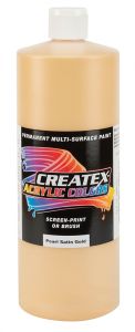 Createx Acrylic Colors Pearl Satin Gold, 32 oz.