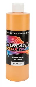 Createx Acrylic Colors Pearl Copper, 16 oz.