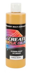Createx Acrylic Colors Yellow Oxide, 8 oz.