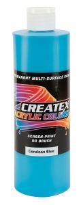 Createx Acrylic Colors Cerulean Blue, 16 oz.