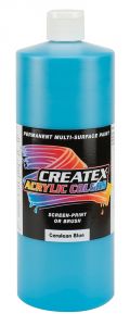Createx Acrylic Colors Cerulean Blue, 32 oz.