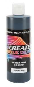 Createx Acrylic Colors Cobalt Blue, 8 oz.