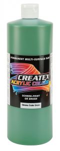 Createx Acrylic Colors Chrome Oxide Green, 32 oz.