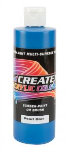 Createx Acrylic Colors Pearl Blue, 8 oz.