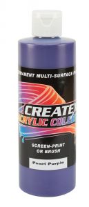 Createx Acrylic Colors Pearl Purple, 8 oz.