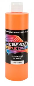 Createx Acrylic Colors Pearl Lime Orange, 16 oz.