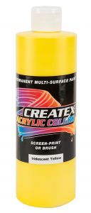 Createx Acrylic Colors Iridescent Yellow, 16 oz.