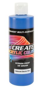 Createx Acrylic Colors Iridescent Electric Blue, 8 oz.