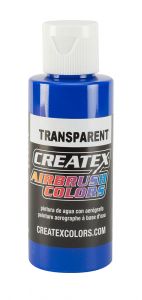 Createx Airbrush Colors Transparent Ultramarine Blue, 2 oz.