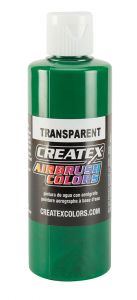 Createx Airbrush Colors Transparent Brite Green, 4 oz.