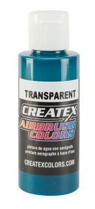 Createx Airbrush Colors Transparent Aqua, 2 oz.