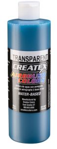 Createx Airbrush Colors Transparent Aqua, 16 oz.