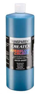 Createx Airbrush Colors Transparent Aqua, 32 oz.