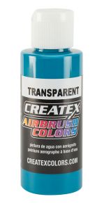Createx Airbrush Colors Transparent Turquoise, 2 oz.