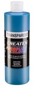 Createx Airbrush Colors Transparent Turquoise, 16 oz.