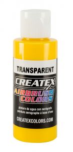 Createx Airbrush Colors Transparent Brite Yellow, 2 oz.
