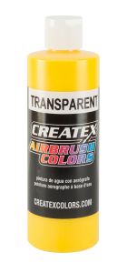 Createx Airbrush Colors Transparent Brite Yellow, 8 oz.
