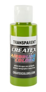 Createx Airbrush Colors Transparent Leaf Green, 2 oz.