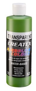 Createx Airbrush Colors Transparent Leaf Green, 8 oz.