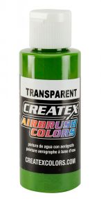 Createx Airbrush Colors Transparent Tropical Green, 2 oz.