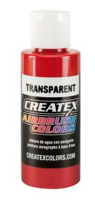 Createx Airbrush Colors Transparent Brite Red, 2 oz.