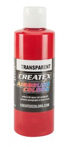 Createx Airbrush Colors Transparent Brite Red, 4 oz.