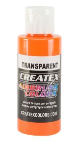 Createx Airbrush Colors Transparent Orange, 2 oz.