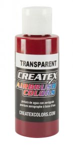 Createx Airbrush Colors Transparent Deep Red, 2 oz.