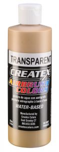 Createx Airbrush Colors Transparent Sand, 8 oz.