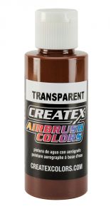 Createx Airbrush Colors Transparent Light Brown, 2 oz.