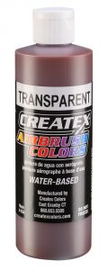 Createx Airbrush Colors Transparent Light Brown, 8 oz.
