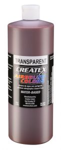 Createx Airbrush Colors Transparent Light Brown, 32 oz.