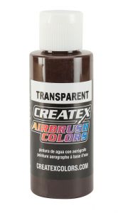 Createx Airbrush Colors Transparent Dark Brown, 2 oz.