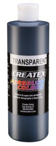Createx Airbrush Colors Transparent Black, 16 oz.