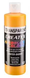 Createx Airbrush Colors Transparent Canary Yellow, 8 oz.