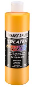 Createx Airbrush Colors Transparent Canary Yellow, 16 oz.