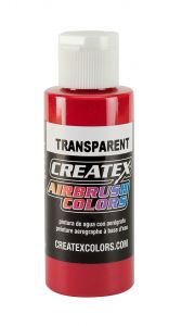 Createx Airbrush Colors Transparent Carmine, 2 oz.