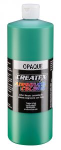 Createx Airbrush Colors Opaque Light Green, 32 oz.