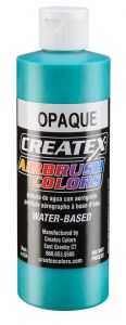 Createx Airbrush Colors Opaque Aqua, 8 oz.