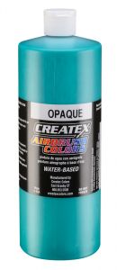 Createx Airbrush Colors Opaque Aqua, 32 oz.