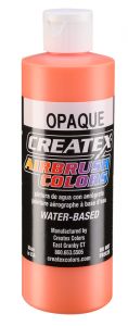 Createx Airbrush Colors Opaque Coral, 8 oz.
