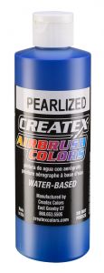 Createx Airbrush Colors Pearl Blue, 8 oz.