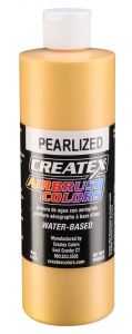 Createx Airbrush Colors Pearl Satin Gold, 16 oz.