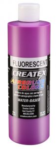 Createx Airbrush Colors Fluorescent Violet, 16 oz.