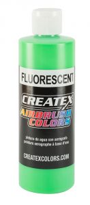 Createx Airbrush Colors Fluorescent Green, 8 oz.