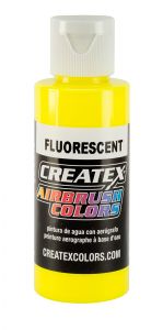 Createx Airbrush Colors Fluorescent Yellow, 2 oz.